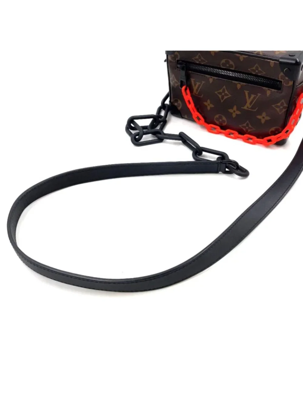 Louis Vuitton Mini Soft Trunk Monogram Eclipse Leather Brown Black